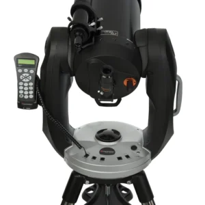 تلسکوپ کامپیوتری CPC 800 GPS (XLT) نمای از پشت روی سه پایه همراه با مقر و کنترل فروشگاه مرکز تخصصی نجوم اهواز